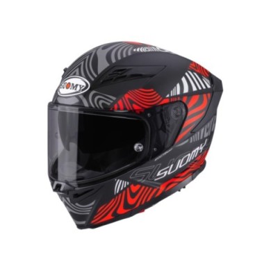 Suomy Integralhelm Stellar 2 Molten schwarz matt-rot