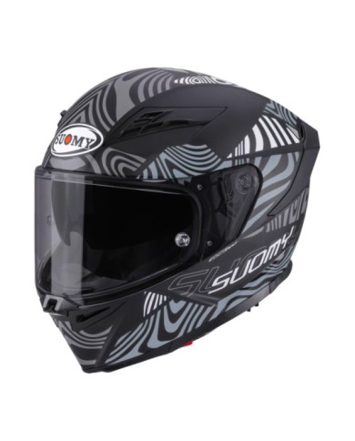 Suomy Integralhelm Stellar 2 Molten schwarz matt-grau