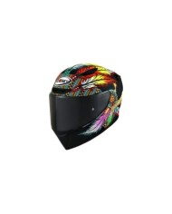 Suomy Casque intégral Track-1 Chieftain noir mat-jaune-bleu