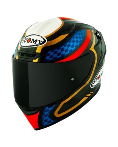 Suomy Casque intégral TX-Pro Emblem noir-rouge-bleu-or