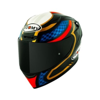 Suomy Casque intégral TX-Pro Emblem noir-rouge-bleu-or