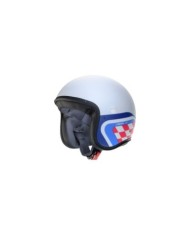 Caberg Freeride X Daytona jet casco bianco-blu-rosso opaco