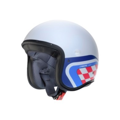 Caberg Freeride X Daytona jet casco bianco-blu-rosso opaco