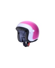Caberg Casque jet Freeride X Imola fuchsia-blanc mat
