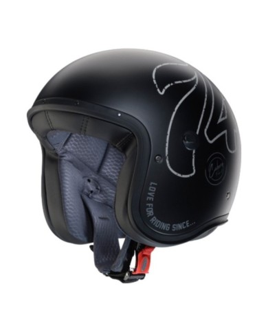 Caberg Freeride X 74 casco jet nero-antracite opaco
