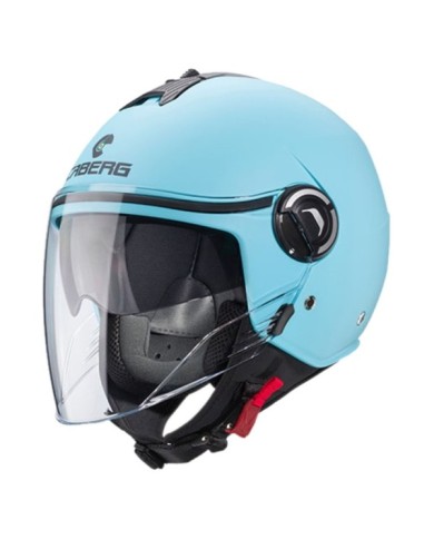 Caberg Casque jet Riviera V4X bleu clair mat