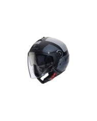 Caberg Casque jet Riviera V4X Alpha noir-anthracite-gris mat