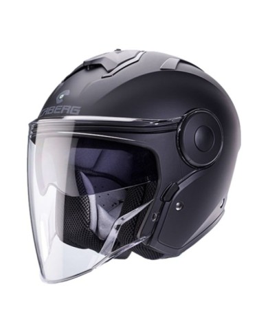 Caberg Casque jet Soho noir mat