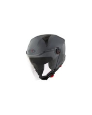 KYT Casco jet D-City grigio-nero