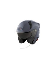 KYT Casco Jet TTR-Jet grigio-nero