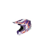 Acerbis Casque tout-terrain Linear 22-06 blanc-violet-bleu