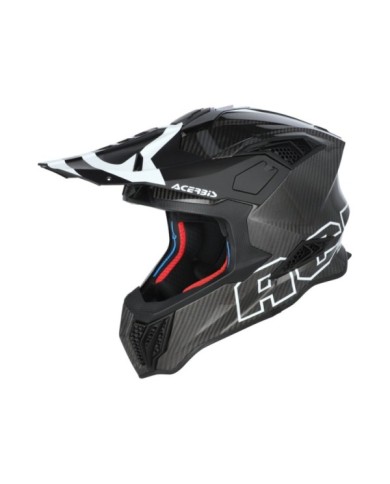 Acerbis Casco da motocross AIRSTRIKE-C nero-bianco