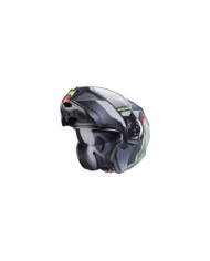 Caberg Duke Evo Move casco modulare argento scuro-nero-giallo