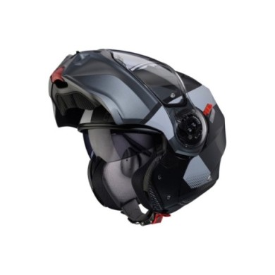 Caberg Klapphelm Duke Evo Indy matt schwarz-grau