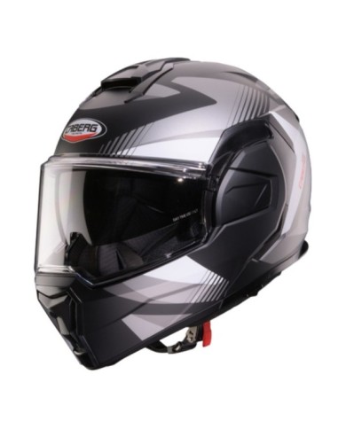 Caberg Klapphelm Trip Lunar matt grau weiss