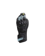 Dainese Gant Fiero Metal noir-bleu-jaune fluo