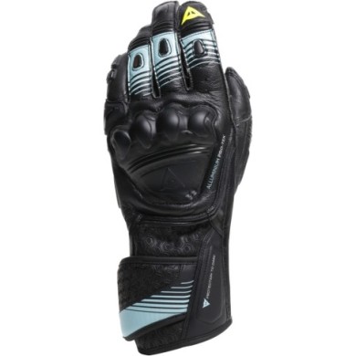 Dainese Handschuh Fiero Metal schwarz-blau-fluo gelb