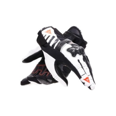 Guanto Dainese Reacto Carbon Court Donna nero-bianco-rosso