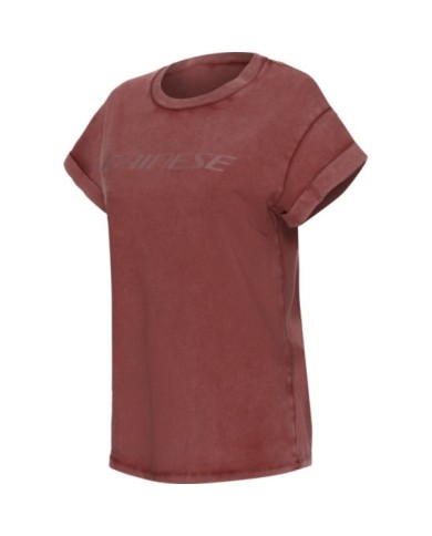 Dainese Femmes T-Shirt Sfumata rouge