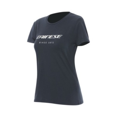 Dainese Femmes T-Shirt Essence Wordmark carbone