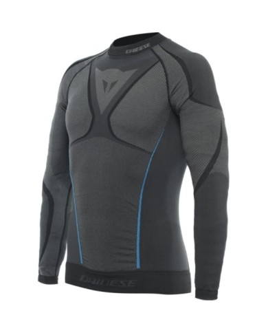 Dainese T-shirt fonctionnel LS Dry noir-bleu XS
