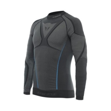 Dainese T-shirt fonctionnel LS Dry noir-bleu XS