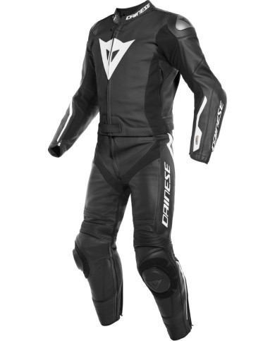 Dainese D-AIR Lederkombi 2-tlg. AVRO schwarz-schwarz-weiss