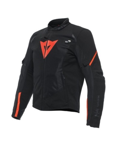 Dainese Smart LS Giacca sportiva nero-rosso