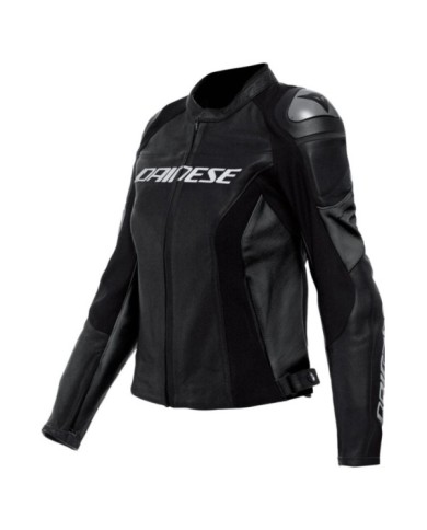 Giacca in pelle Dainese Racing 4 donna nero