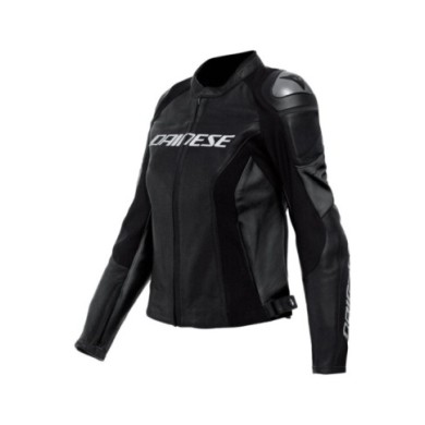 Giacca in pelle Dainese Racing 4 donna nero