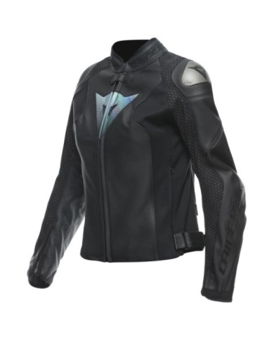 Dainese Femmes Veste en cuir Valorosa 50th LTD QDF noir