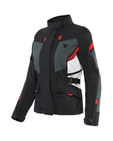 Dainese Giacca Gore-Tex donna Carve Master 3 nero-ebano-rosso