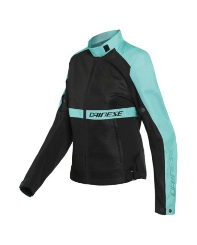 Dainese RIBELLE AIR TEX Veste pour dames noir-turquoise