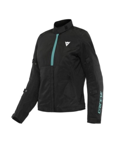 Giacca Dainese Risoluta Air Tex Donna nero-turchese