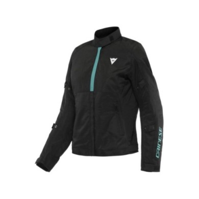 Giacca Dainese Risoluta Air Tex Donna nero-turchese