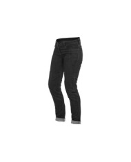 Dainese DENIM SLIM TEX Pantalons pour dames noir