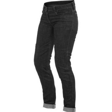 Dainese Damen Hose TEX DENIM SLIM schwarz