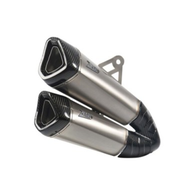 ZARD Slip-On en acier inoxydable homologué E4 avec revêtement en