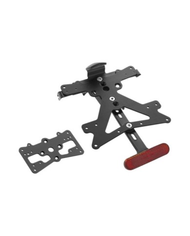 Rizoma Kennzeichenhalter Universal Mit Beleuchtung, schwarz