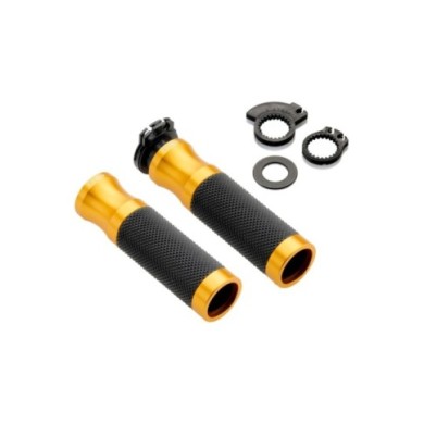 Rizoma Manopole Sport Line ø 22 mm, coppia, compreso adattatore