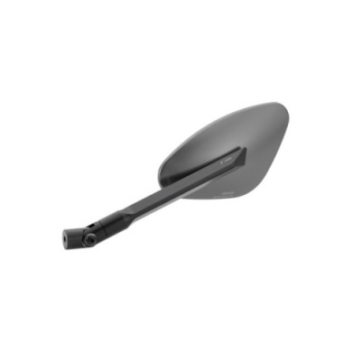 Rizoma Specchietto retrovisore Genesi, sinistro nero-grigio
