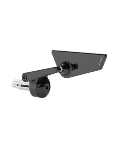 Rizoma Specchietto retrovisore Cut-Edge nero, sinistro
