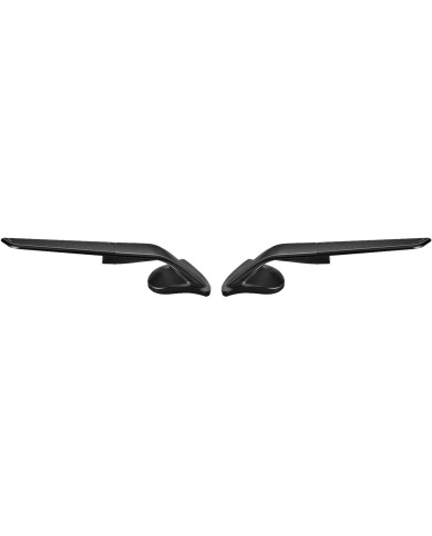 Rizoma specchietto retrovisore Stealth nero