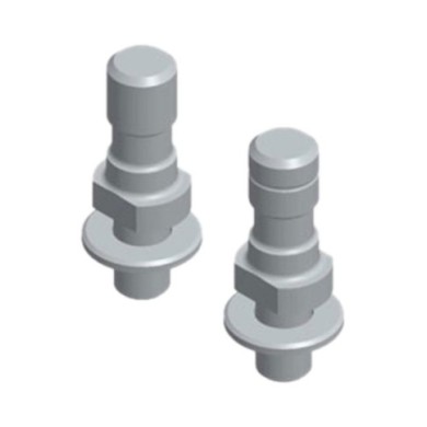 Rizoma Spiegel-Adapter, alu für Edge Spiegel