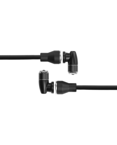 Rizoma Light Unit S, 3 in 1 con kit di adattatori 2 pezzi, nero