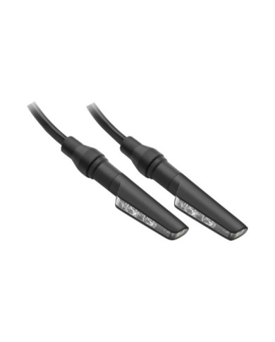 Rizoma Miniclignotant Corsa L Set à 2 pièces, noir