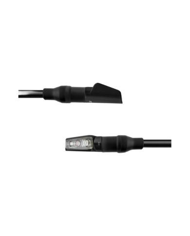 Rizoma Miniclignotant Leggera Set à 2 pièces, noir