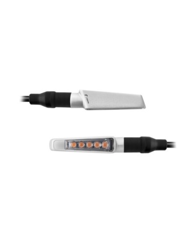 Rizoma Clignotant Vision Set à 2 pièces, argent