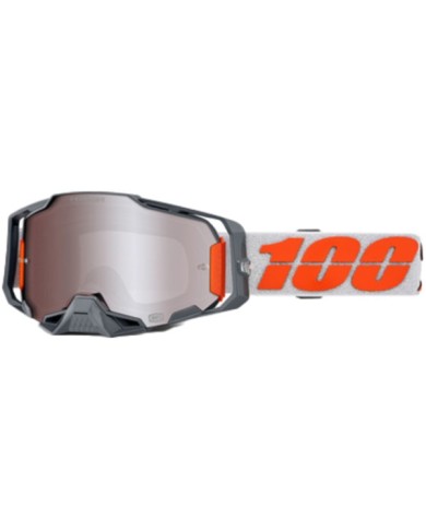 100percent 100% Armega HIPER Goggle Silver - Mirror Silver Lens