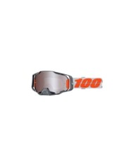 100percent 100 % Armega HIPER Goggle Silver – Spiegelglas in Silber